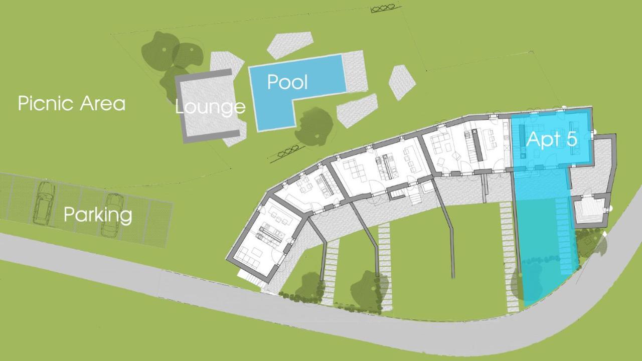 Villas Martincici With Large Pool Groznjan Ruang foto
